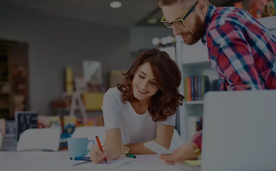 AHY Solutions team working on digital design and development projects